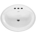 American Standard Rondalyn 0491.019.020 Countertop Round Sink W/4&quot; Faucet Holes