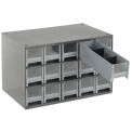 AKRO-MILS Industrial Parts Cabinet - 17x11x11&quot; - (15) 3-1/8 x10-1/2x3&quot; Drawers