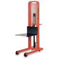 PRESTO Foot-Operated Stackers - 24&quot;Wx24&quot;D Platform - 5-1/4&quot; Lowered Height, 52&quot; Lift Height