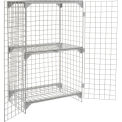 Global Industrial Wire Mesh Security Cage, 36 x 24 x 60
