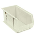 Akro-Mils Plastic Stacking Bin 30240, 8-1/4&quot;W x 14-3/4&quot;D x 7&quot;H, Stone - Pkg Qty 12