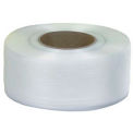 Global Industrial Machine Grade Strapping, 3/8&quot;W x 12900'L x 0.022&quot; Thick, 8&quot; x 8&quot; Core, White