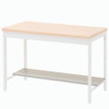 Global Industrial Lower Shelf Plastic Laminate for Euro Bench- 48&quot;W x 12&quot;D - Gray