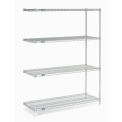 Nexel Chrome Wire Shelving Add-On, 48"W X 24"D x 54"H