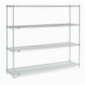 Nexel 24725C Nexel Chrome Wire Shelving, 72&quot;W X 24&quot;D x 54&quot;H