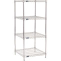 Nexel 24246C Nexel Chrome Wire Shelving, 24&quot;W X 24&quot;D x 63&quot;H