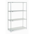 Nexel 14427C Nexel Chrome Wire Shelving, 42"W X 14"D x 74"H
