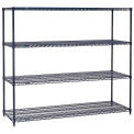 Nexel 18726N Nexel 63&quot;H Nexelon Wire Shelving, 72&quot;W X 18&quot;D