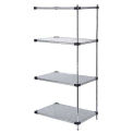 Galvanized Steel Solid Shelving Add-On, 36x24x63