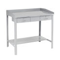 Extra-Wide Shop Desk, 48"W x 30"D x 43"H, Gray