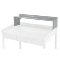 Riser Shelf for 48&quot;W Shop Desk, 48&quot;W x 9&quot;D x 9&quot;H, Gray