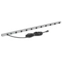 Wiremold 48&quot; 10 Outlet Power Strip and Surge Protector 15-ft Cord, 20Amp