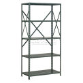 Global Industrial 5 Shelf Open Steel Shelving Unit, 20 Gauge Steel, 36&quot;W x 18&quot;D x 73&quot;H, Gray
