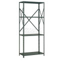 Global Industrial 4 Shelf, Open Steel Shelving Unit, 36"W x 18"D x 85"H, Gray