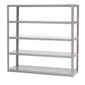 Global Industrial 5 Shelf, Extra Heavy Duty Steel Shelving Unit, 48"W x 18"D x 72"H, Gray