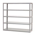 Global Industrial 5 Shelf, Extra Heavy Duty Steel Shelving Unit, 60&quot;W x 24&quot;D x 96&quot;H, Gray