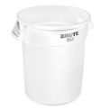 Rubbermaid Brute® Trash Container, 10 Gallon, White