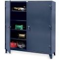 STRONG HOLD Ultra-Capacity Double-Shift Cabinet - 60x24x78&quot; - Dark gray