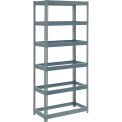 Boltless Extra Heavy Duty Shelving 36&quot;W x 24&quot;D x 84&quot;H, 6 Shelves, No Deck