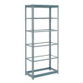 Boltless Heavy Duty Shelving 36&quot;W x 12&quot;D x 96&quot;H, 6 Shelves, No Deck