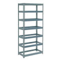 Boltless Extra Heavy Duty Shelving 36&quot;W x 18&quot;D x 96&quot;H, 7 Shelves, No Deck