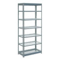 Boltless Heavy Duty Shelving 48&quot;W x 24&quot;D x 96&quot;H, 7 Shelves, Wire Deck