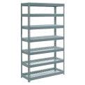 Boltless Extra Heavy Duty Shelving 48&quot;W x 24&quot;D x 96&quot;H, 7 Shelves, Wire Deck