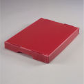 Corrugated Plastic Postal Mail Tote Lid Red - Pkg Qty 10