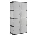 RUBBERMAID FG708300MICHR Plastic Storage Cabinet - 36x18x72"