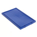 Lid for Stack And Nest Shipping Containers SNT180, SNT185, Blue - Pkg Qty 6