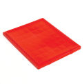 Lid for Stack And Nest Shipping Containers SNT240, Red - Pkg Qty 3
