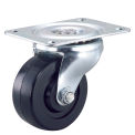 Global Industrial Light Duty Swivel Plate Caster 3&quot; Rubber Wheel