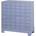 Durham Steel Drawer Cabinet 017-95 - With 48 Drawers 34-1/8&quot;W x 12-1/4&quot;D x 33-3/4&quot;H