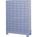 Durham Steel Drawer Cabinet 019-95 - With 72 Drawers 34-1/8&quot;W x 12-1/4&quot;D x 48-1/8&quot;H