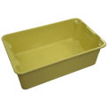 Molded Fiberglass Nest and Stack Tote 780308-5126 - 19-3/4&quot; x 12-1/2&quot; x 6&quot; Yellow - Pkg Qty 10