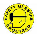 NMC WFS15 Floor Signs - Safety Glasses Required