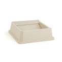 Rubbermaid Lid For 35 & 50 Gallon Square Waste Receptacles, Beige