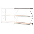 Extra High Capacity Bulk Rack With Wood Decking, Add-On Unit, 60&quot;W x 24&quot;D x 72&quot;H