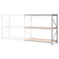 Extra High Capacity Bulk Rack With Wood Decking, Add-On Unit, 72&quot;W x 48&quot;D x 72&quot;H