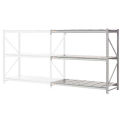 Extra High Capacity Bulk Rack With Steel Decking, Add-On Unit, 72"W x 24"D x 96"H