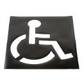 Global Industrial Parking Lot Stencil, Handicapped Symbol