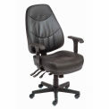 Executive Leather Chair With Multifunctional Adjustments