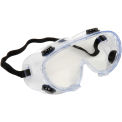 Chemical Splash Resistant Goggles - Anti-Fog, Clear Lens, Black Straps