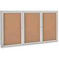 GHENT Aluminum Frame Cork Board - 72x36&quot; - Indoor