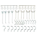 Global Industrial 30 Piece Pegboard Hook Set