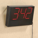 Digital Wall Clock, 6'L Cord