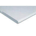 Workbench Top - ESD Safety Edge, White, 48&quot; W x 30&quot; D x 1-1/4&quot; Thick