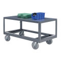 Portable Steel Table, 1 Shelf, 1200 Lb. Capacity, Unassembled, 60&quot;L x 30&quot;W x 33-1/2&quot;H