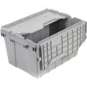 Akro-Mils Attached Lid Container, 21-1/2"L x 15"W x 9"H - Pkg Qty 6