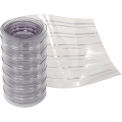12&quot; x 12' Scratch Resistant Ribbed Clear Strip for Strip Curtains